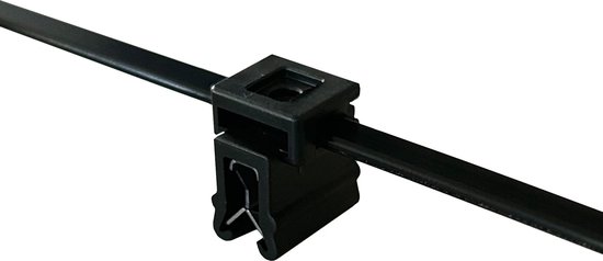 Kabelbinders met edge-clip horizontaal 200mm x 4.8mm | B.V