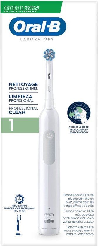 Oral-B Professional Clean 1 Elektrische Tandenborstel Wit - Oral-B - €36,95