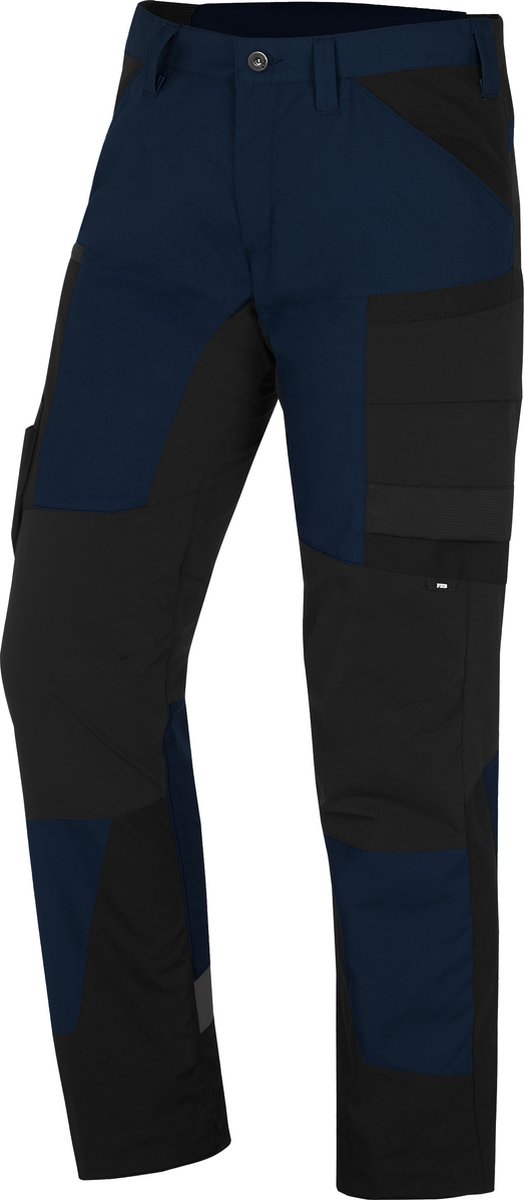 FHB MIO Werkbroek elastisch 123120 - Marine-Zwart - 48