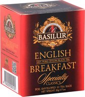 BASILUR English Breakfast - Thé noir en sachet, 10x2g