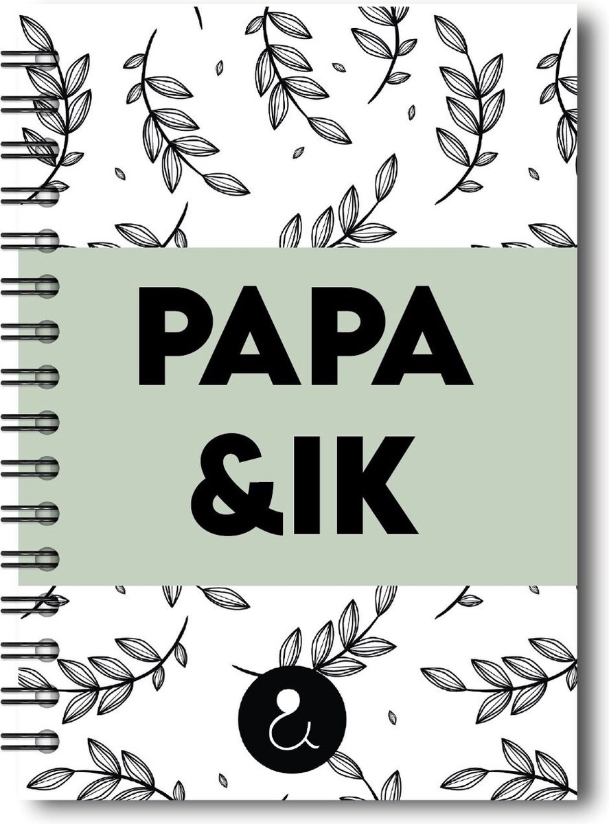 Studio Ins & Outs Invulboek 'Papa & ik' - Groen