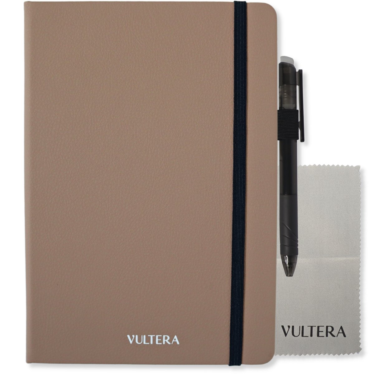 Vultera uitwisbaar notitieboek - A5 - Leer - Roze
