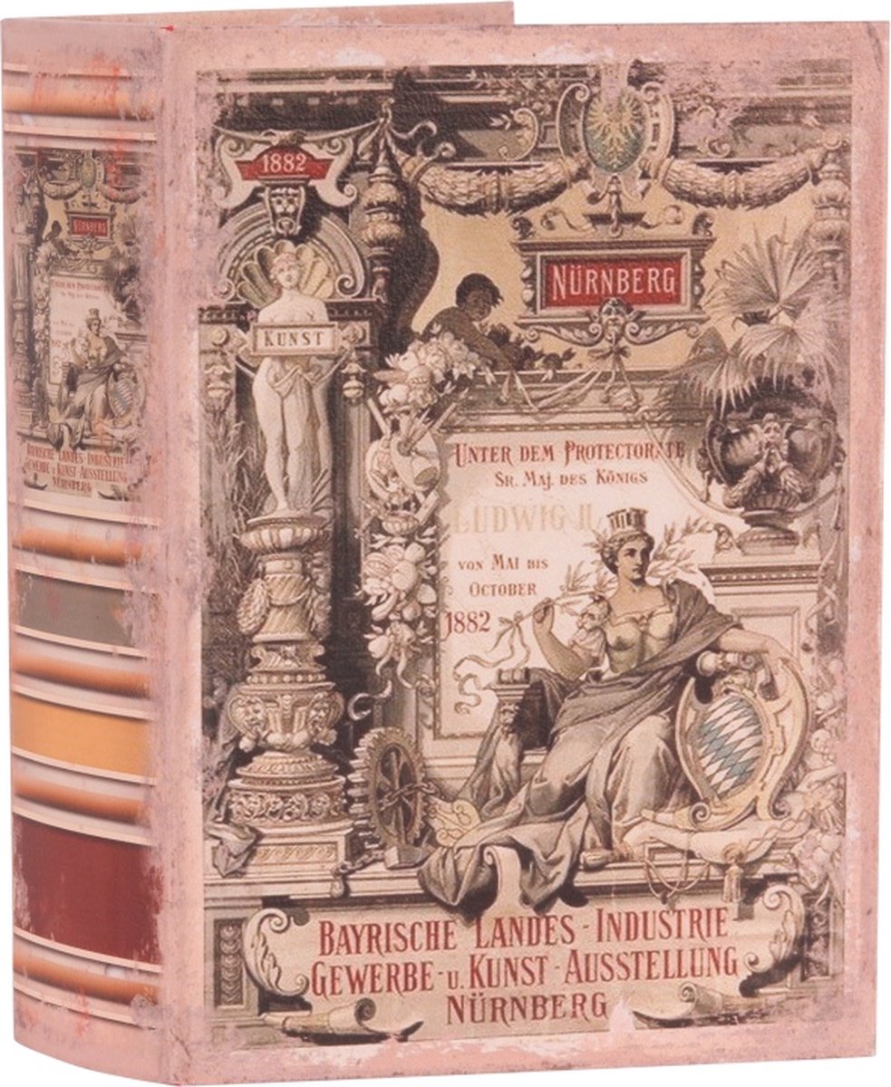 Baroque - Opberger - Boekendoos 27 cm - 27x19x6.5 - PU Leather