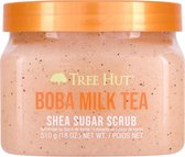 Tree Hut Boba Milk Tea Shea Sugar Body Scrub - Lichaamsscrub - Bad & Douche - Exfoliating - 510g