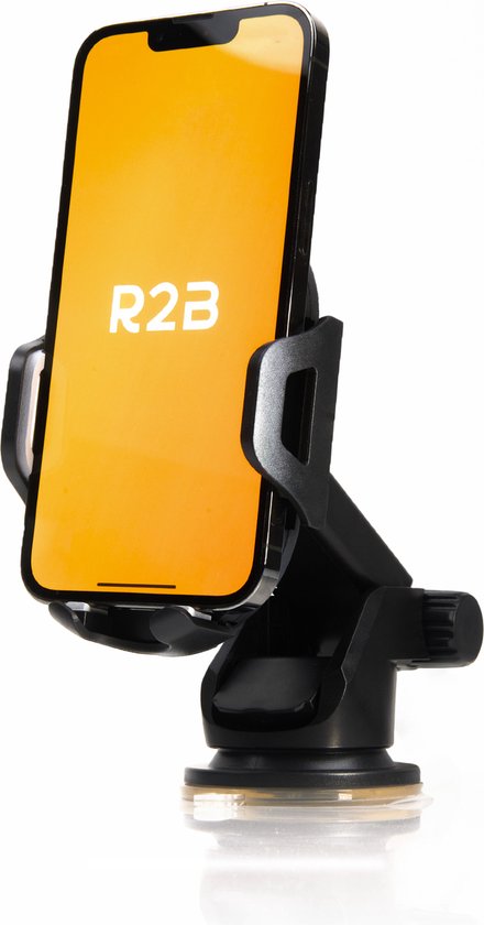 R2B® Telefoonhouders Auto Zuignap - Voor Raam, Dashboard en Ventilatie - Telefoonhouder Auto Ventilatie - Gsm Houder Auto - Accessories - Auto Telefoonhouder - Model Haarlem
