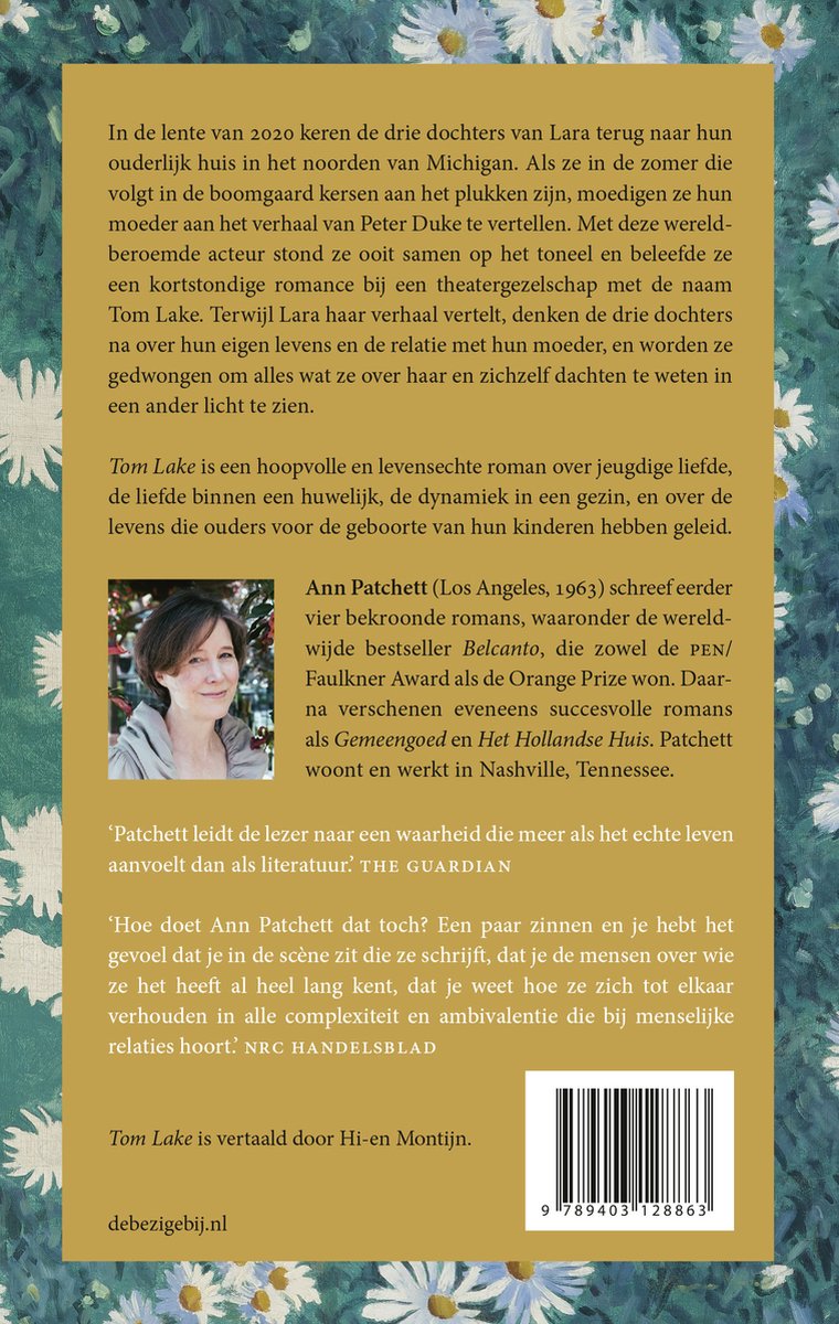 Tom Lake - back cover