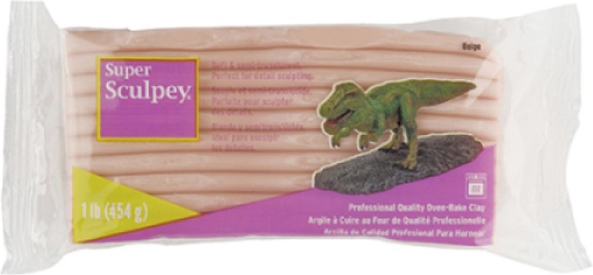 Super Sculpey, 454 gr, lichtbeige