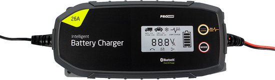 ProUser IBC7500B Chargeur De Batterie Intelligent Bluetooth – 12/24V 4A – Plomb/Lithium – Écran LCD