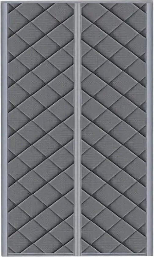 Magnetisch Thermisch GeïSoleerd Deurgordijn,95x190cm,Warmtewerend Gordijn voor Deuren,Isolerend Gordijn voor Winter,Winddicht,voor Terras,Keuken, Woonkamer,Zwart