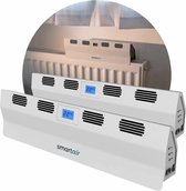 SmartAir Boost - Radiator Ventilator - Set van 2 - Universeel - Draadloos - Energie Besparen - 11,5 x 45 x 10,5 cm