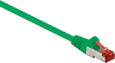 S/FTP CAT6 Gigabit netwerkkabel / groen - LSZH - 15 meter