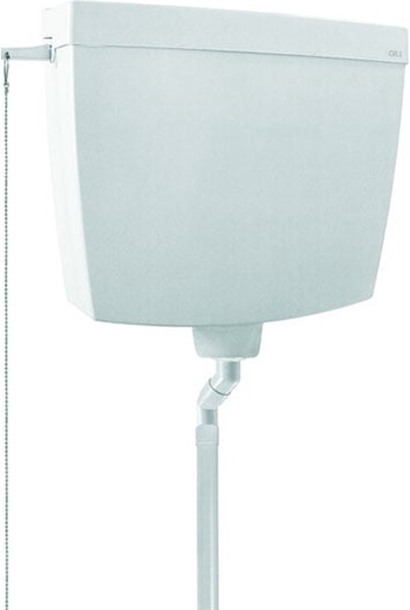 Sub hooghangend kunststof reservoir 41,2 x 45 x 14,5 cm, wit