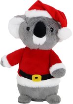 Boon Koala Pluche Met Kerstpak Grijs 32Cm