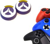 Gadgetpoint | Gaming Thumbgrips | Performance Antislip Thumbsticks | Joystick Cap Thumb Grips | Accessoires geschikt voor Playstation PS4 PS5 & Xbox & Nintendo Pro Controller | Paars met Wit/Geel