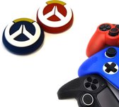 Gadgetpoint | Gaming Thumbgrips | Performance Antislip Thumbsticks | Joystick Cap Thumb Grips | Accessoires geschikt voor Playstation PS4 PS5 & Xbox & Nintendo Pro Controller | Blauw/Rood met Wit/Geel