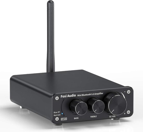Fosi Audio - BT10A - Bluetooth 5.0 - Stereo Versterker - 2 Kanaals Klasse D - 50W x 2 TPA3116
