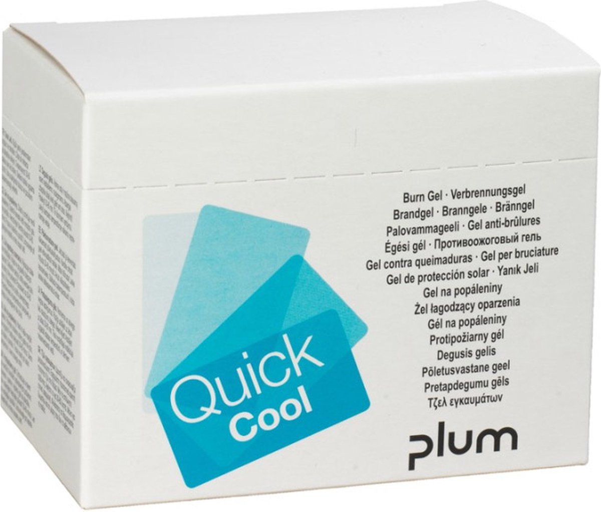 Plum Quick cool - Burn gel - doosje 18 stuks brandwondengel 3,5 gram - Plum Quickfix