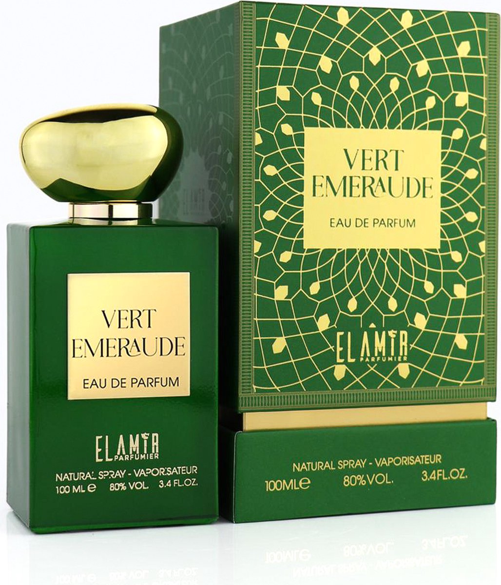 Eau de Parfum Vert Emeraude 100 ml par EL AMIR - Parfum oriental femme