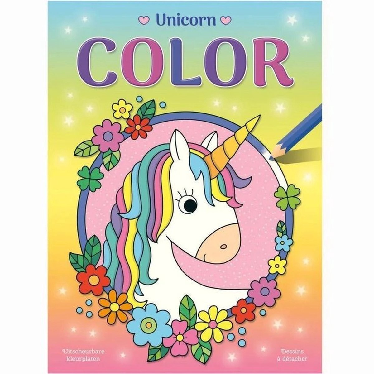 Unicorns Color kleurblok - Centrale Uitgeverij Deltas