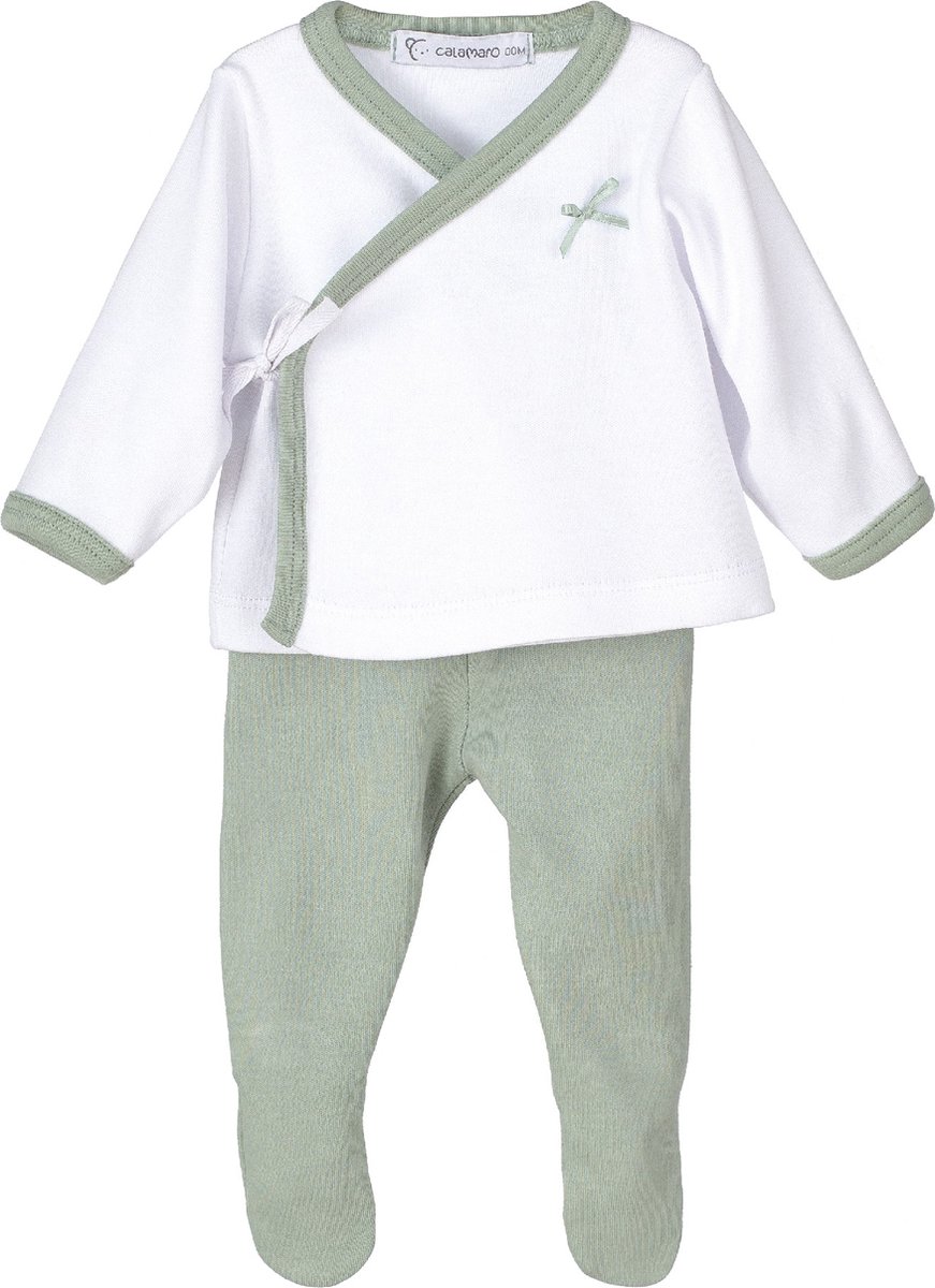 Calamaro - baby unisex - setje Odense - mintgroen - maat 56/62