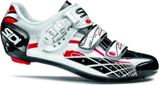 Sidi - Chaussure de vélo de course Laser - blanc noir - taille 45