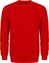 Unisex Sweater 'Promodoro' met ronde hals Fire Red - XXL