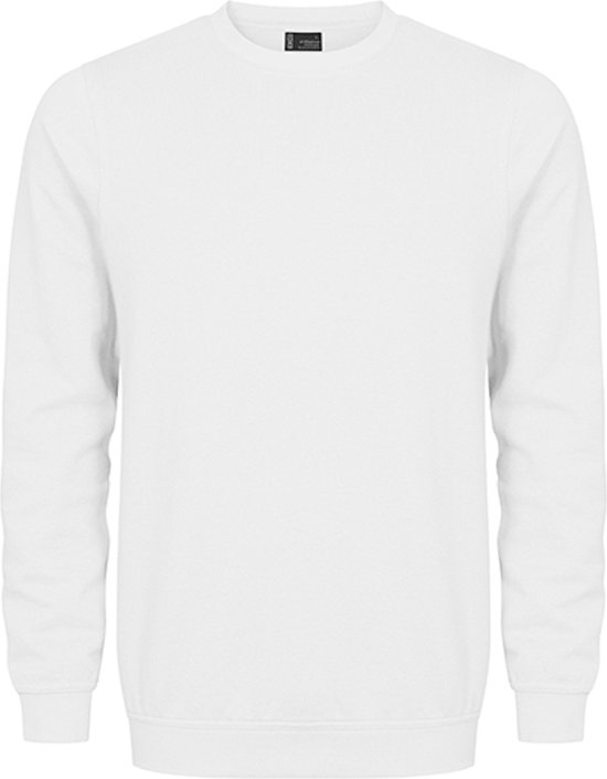 Unisex Sweater 'Promodoro' met ronde hals White - 4XL
