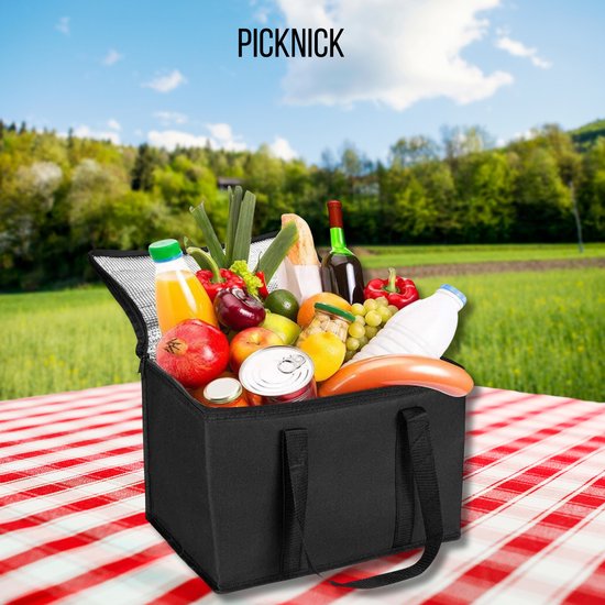 Janse® Koeltassen 2 stuks - Koeltas zwart - Lunchtas zwembad - Koelzak - Eten - Coolerbag - Cooltas - Picknicktas van Janse — afbeelding 5