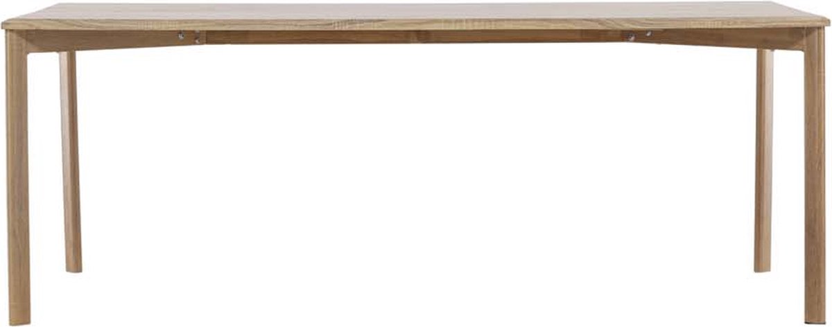 Damon eetkamertafel 90x200cm whitewash.