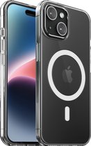 iTech Hoesje geschikt voor iPhone 14 met MagSafe Transparant anti shock - crystal edition