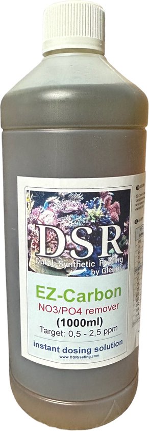 Foto: Dsr ez carbon no3 po4 verwijderaar bacterie toevoeging voor zeeaquarium zoutwater aquarium 1000ml