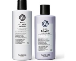 Maria Nila Sheer Silver Care Set ( Shampoo 350 ml + Conditioner 300ml )