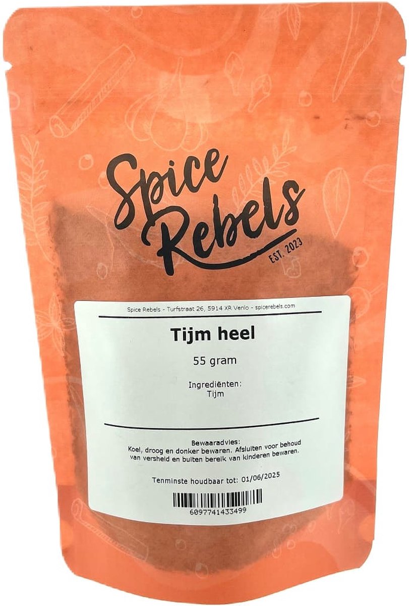 Goedkoopste Spice Rebels - Tijm heel - zak 50 gram