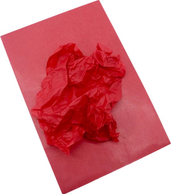 Foto: 100 stuks a5 zijdepapier tissue papier rood 150 x 210mm vloeipapier tissue inpakpapier