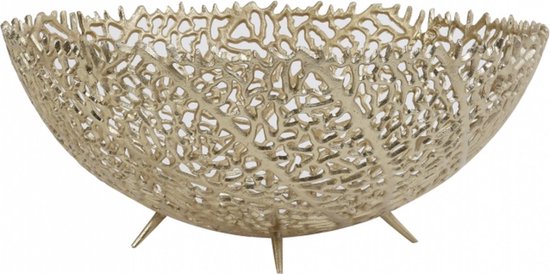 Light & Living Schaal Galaxa - Metaal - Goud - 46 x 18 x 46 cm (BxHxD)