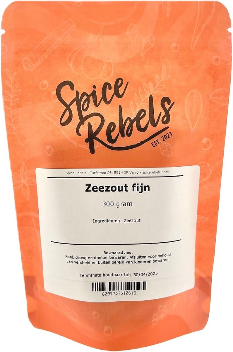 Goedkoopste Spice Rebels - Zeezout fijn gemalen - zak 300 gram