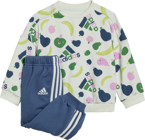 adidas Sportswear Essentials Allover Print Joggingpak Kids - Kinderen - Groen- 104