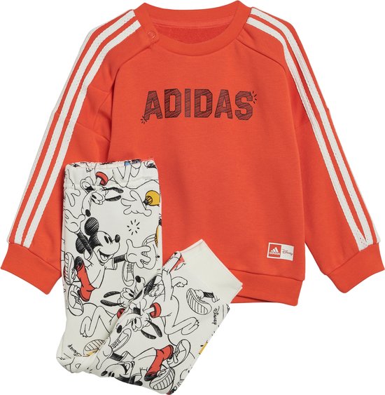 adidas Sportswear Set adidas x Disney Mickey Mouse Crewneck et Jogger - Enfants - Rouge - 80
