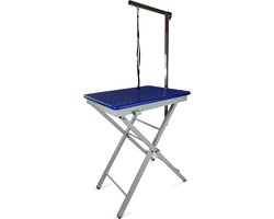 Trimtafel Showtime - Ringside - Honden Showtafel Trimtafels Voor Hond en Puppy - Met Trimarm en Trimlus - Inklapbaar - Blauw - 60 x 45 x 82 CM