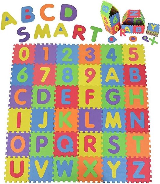 Yar Playmat XL - Tapis de jeu - Jouets à partir de 1 an - Multicolore - Puzzle 86 pièces - 180x180 cm