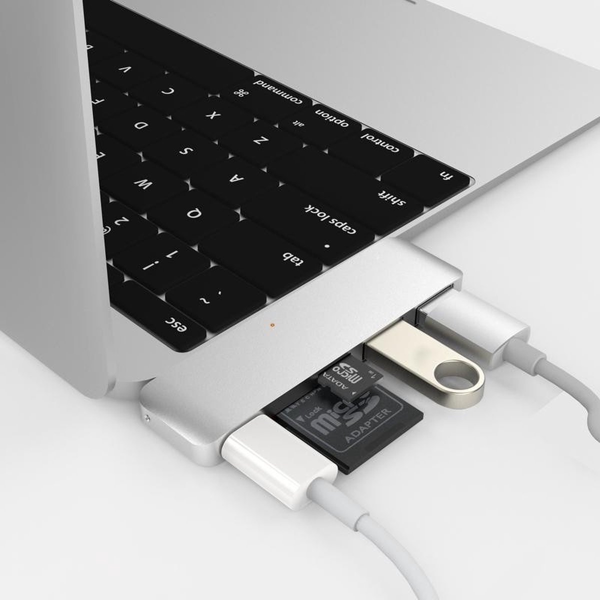 Hyper USB C 5 in 1 connection kit USB 3.1 - Zilver