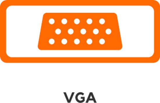 Pictogram van een VGA-connector.