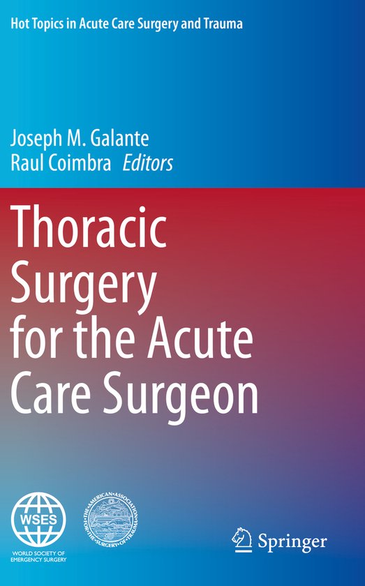 Thoracic Surgery for the Acute Care Surgeon - cover