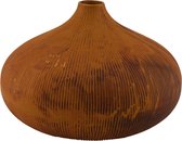 DKNC - Vase en céramique - 31,5x20 cm - Marron