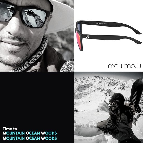MowMow® 3-pack Zonnebril heren - Zonnebril dames - Gepolariseerd - X-CelLens - ZEUS collectie van MowMow — afbeelding 2