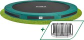 Salta Premium Ground - Inground trampoline met veiligheidsnet - ø 366 cm - Groen
