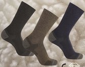 Soga Forte - Chaussettes de travail en laine Mérinos - S59 - Marine - 60% Laine Mérinos - Taille 43/46 - Chaussettes de marche