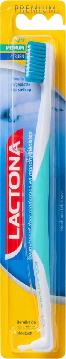 x12 Lactona iQ+ Medium - Tandenborstel - Medium hard