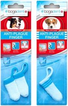 Bogadent Anti-Plaque Finger - Hond - Tandendoekje/borstel voor volwassen hond