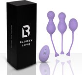 Bloosy Love® Kelly vibrerende ei met 3 verschillende Eitjes - Waterdicht - Toys - Sex Toys voor Koppels - Handzaam formaat - Vibrators voor vrouwen - Sex Toys voor Vrouwen - Vibrators -Seksspeeltjes - Oplaadbare Vibrator